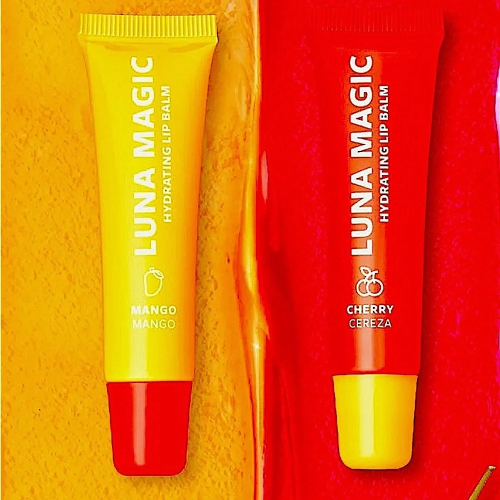 NIB: 2 in 1- Luna Magic Hydrating Lip Balm Duo- Mango 🥭 & Cherry 🍒!